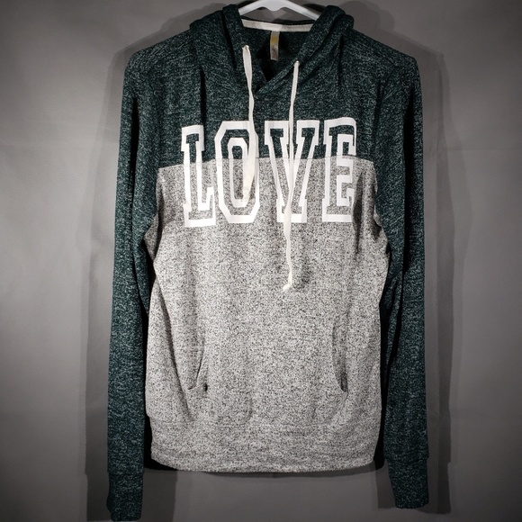 Shine Lightweight Love Hoodie D28 - Picture 2 of 5